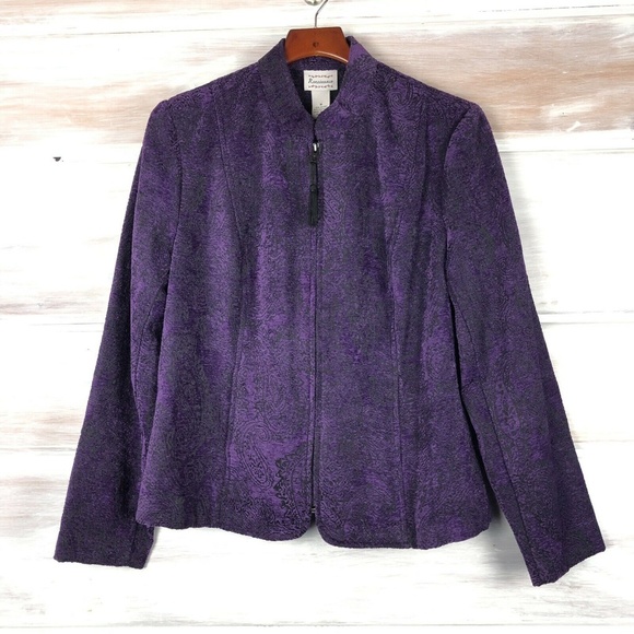 Renaissance Jackets & Blazers - Renaissance Blazer Jacket Purple Tapestry M